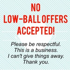 Please Stop Low Balling!!